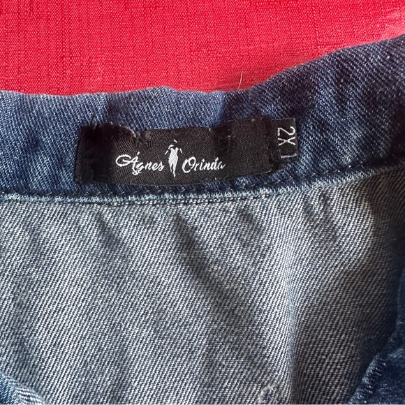 Custom Denim Vest 2XL Agnes Orindo with Rock ‘n Role Patches one of a kind - Picture 15 of 15